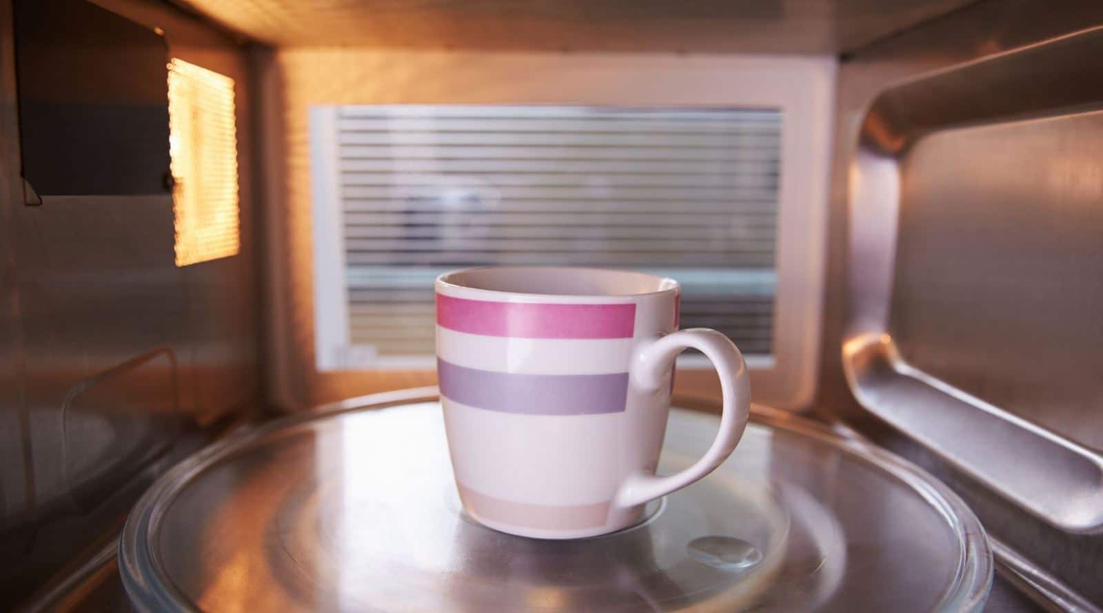 is it safe to microwave water for tea?